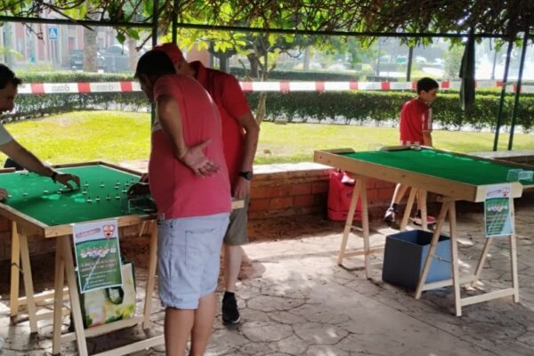 Torneo-exhibición de fútbol de mesa en la Feria de Almería Torneo exhibicion almeria